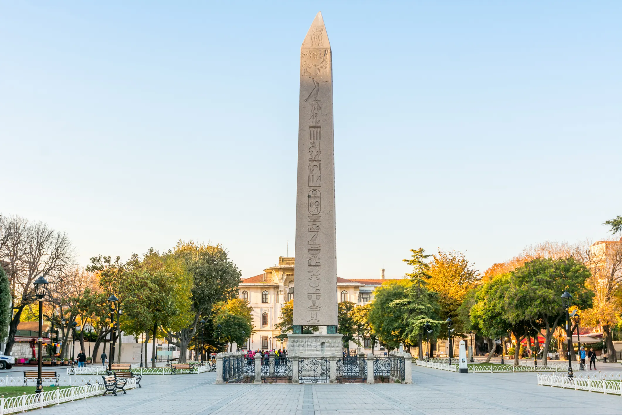 The Obelisk of Theodosius in in the Sultanahmet Square. 