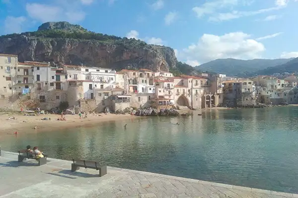 Cefalù is an easy 40-minute train ride from the center of Palermo, Sicily.