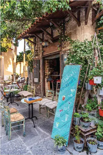 Greece’s laidback living offers more time to sit and watch the world go by.