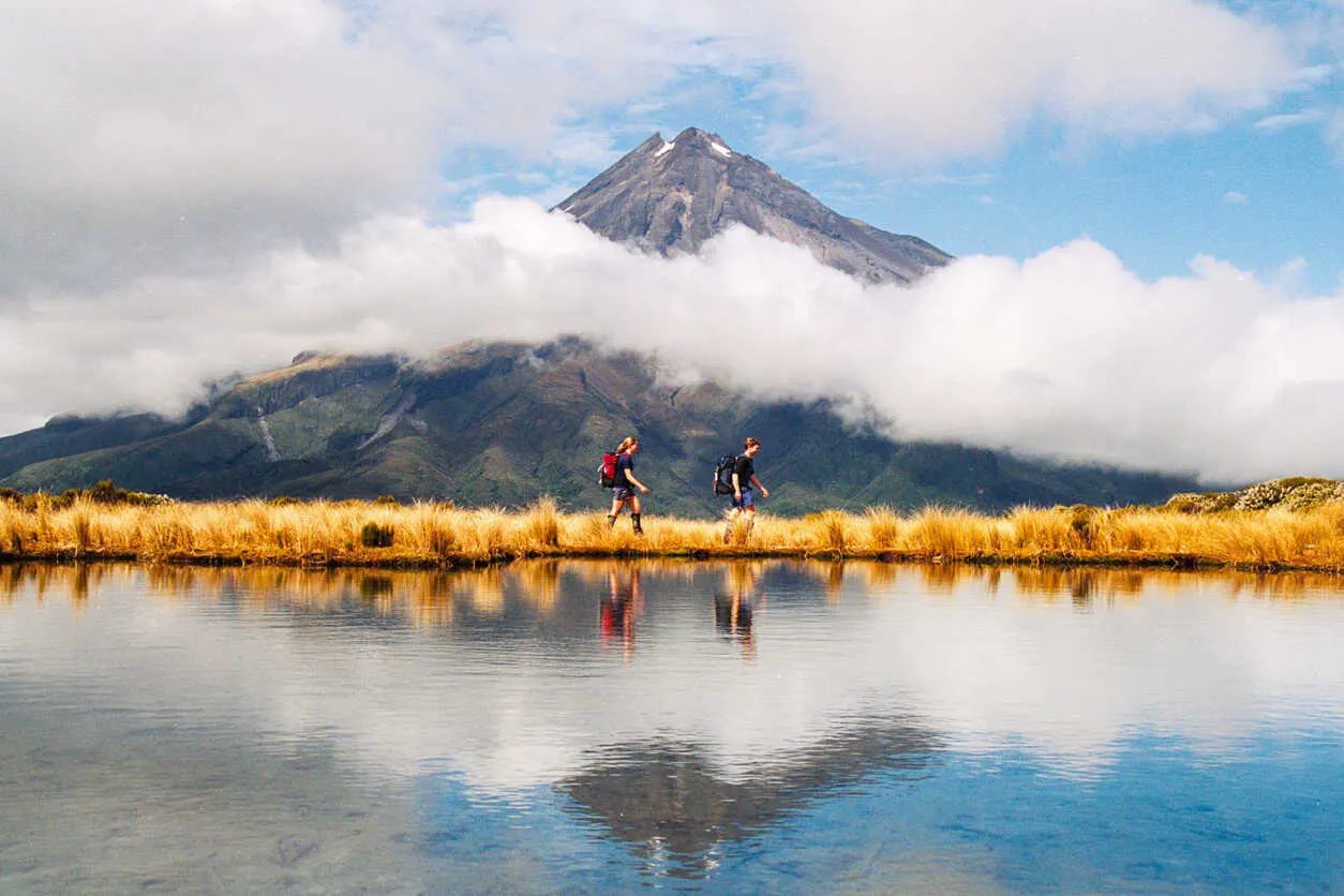 One of Aaron’s favorite parts of Auckland life: tramping, a New Zealand term for long-distance hiking through rough country.