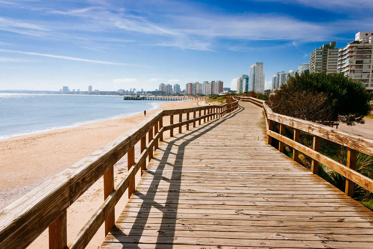 Uruguay’s Punta del Este: A hotspot for beaches, nightlife, and coastal beauty.