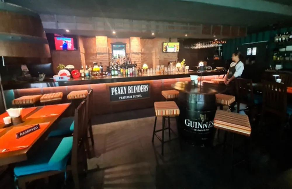 Edward's pub is a popular hangout spot for expats in Pattaya.