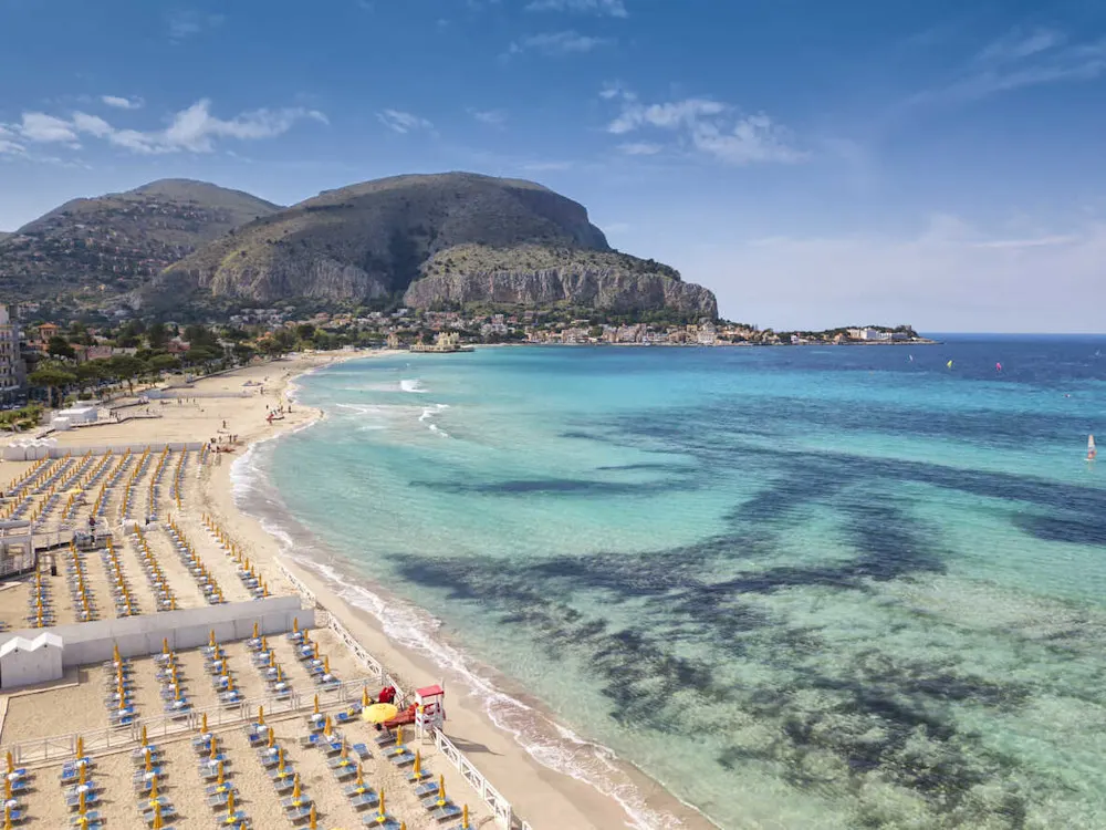 Living in Palermo gives easy access to beautiful beaches like Mondello.