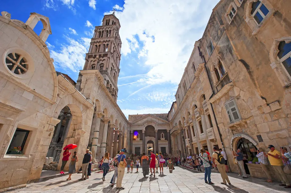 Diocletian’s Palace is still alive with shops, homes, and hidden courtyards.