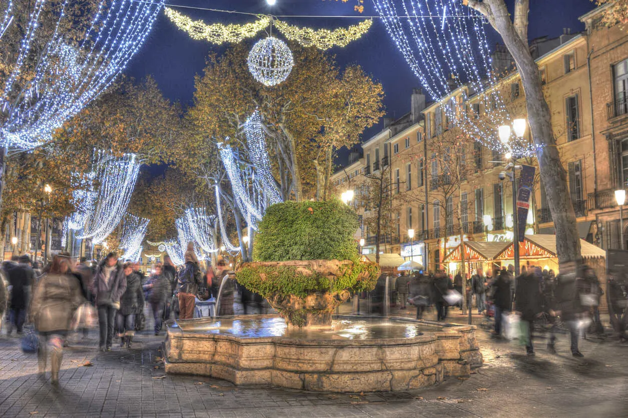 Christmas markets in Aix-en-Provence bring Provençal traditions, gourmet treats, and artisanal delights to life.