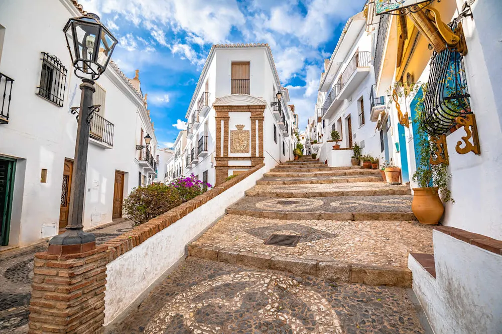 The whitewashed village of Frigiliana offers postcard views and historic charm.