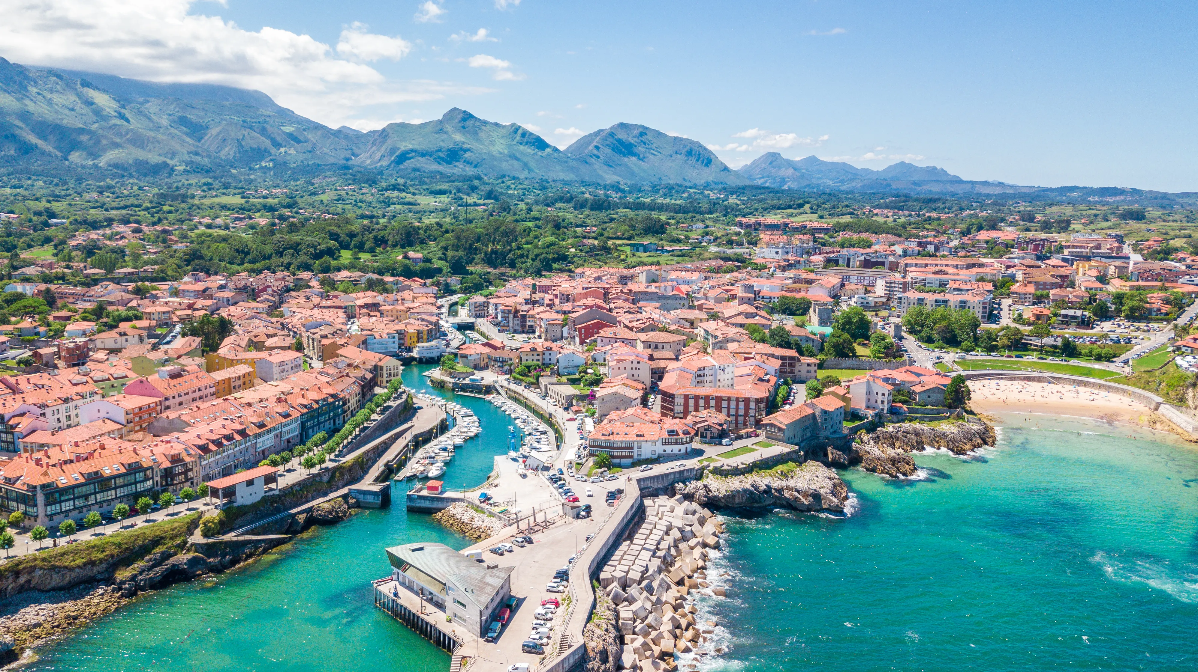 Llanes has been occupied since prehistoric times, with its walls dating back to 1206.