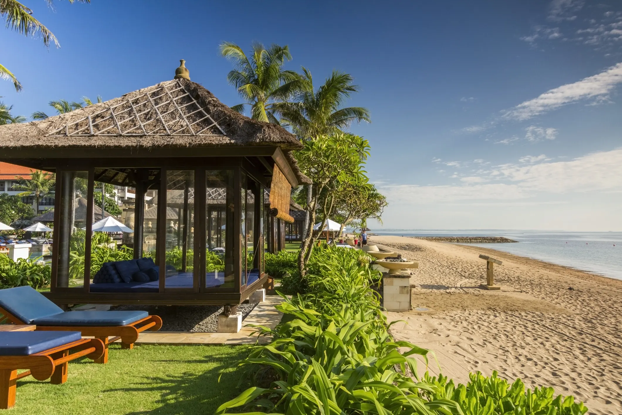 Bali's beaches beckon for relaxation.