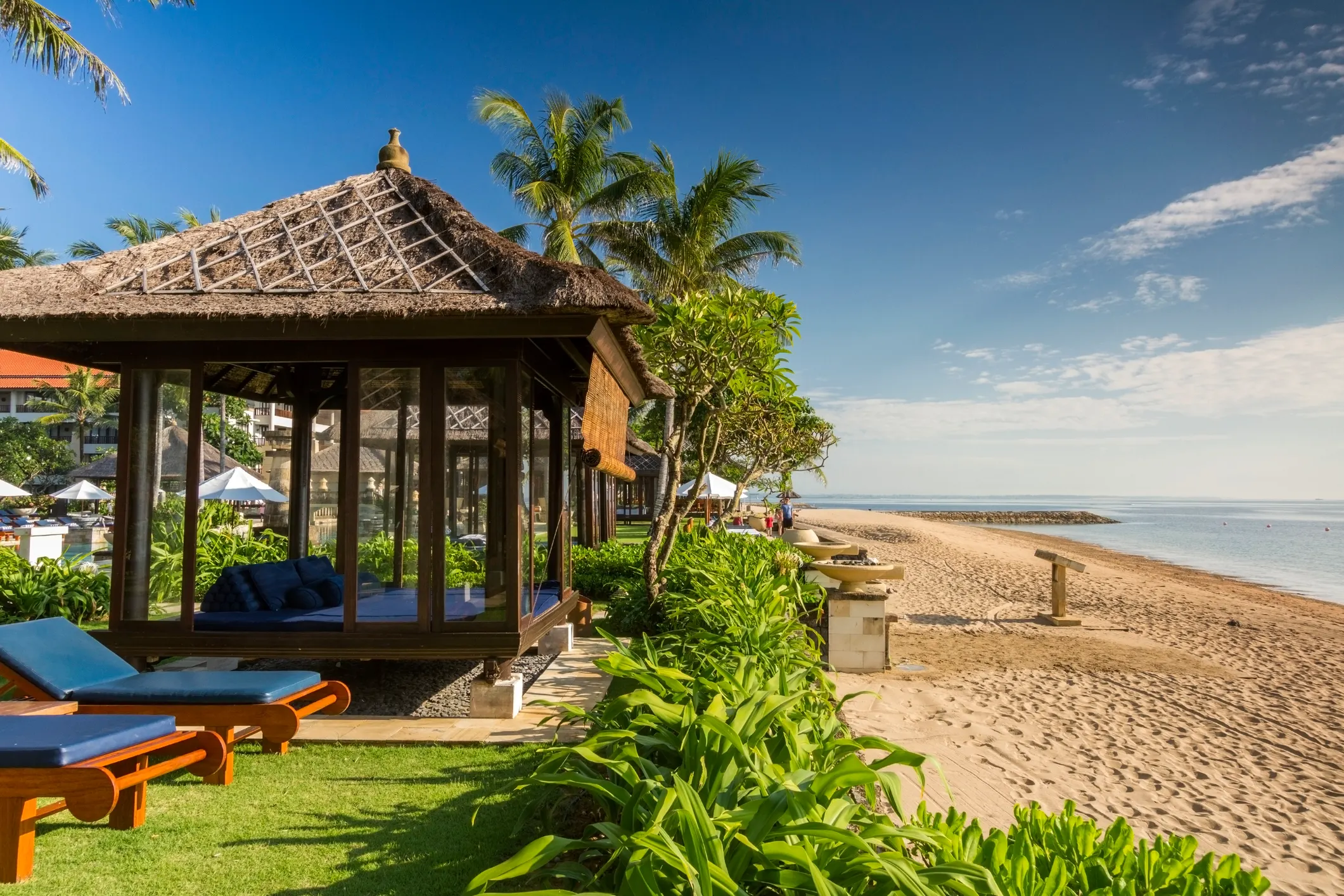 Bali's beaches beckon for relaxation.