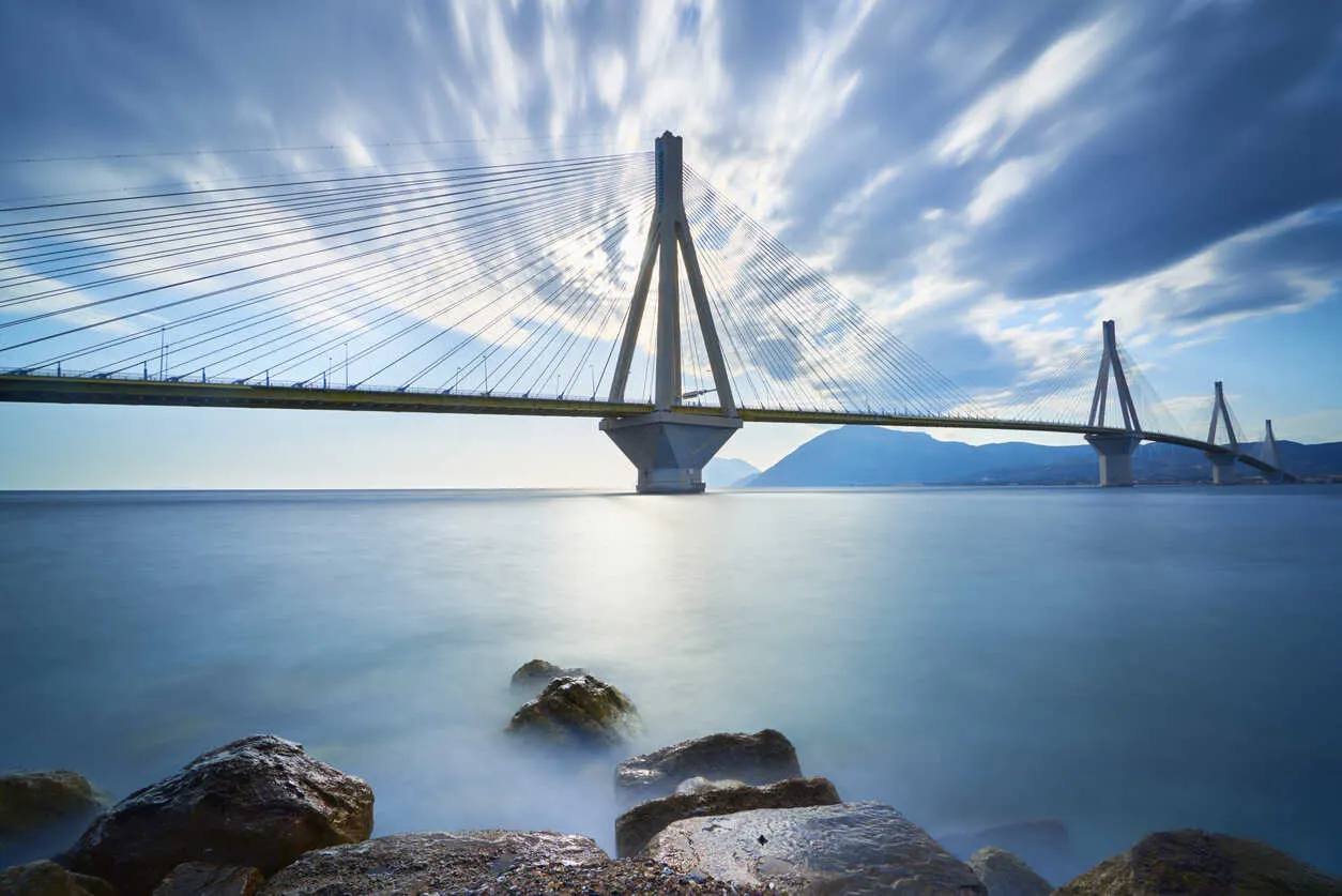 Cross the iconic Charilaos Trikoupis bridge into lovely Patras, where you can rent for $375 a month.