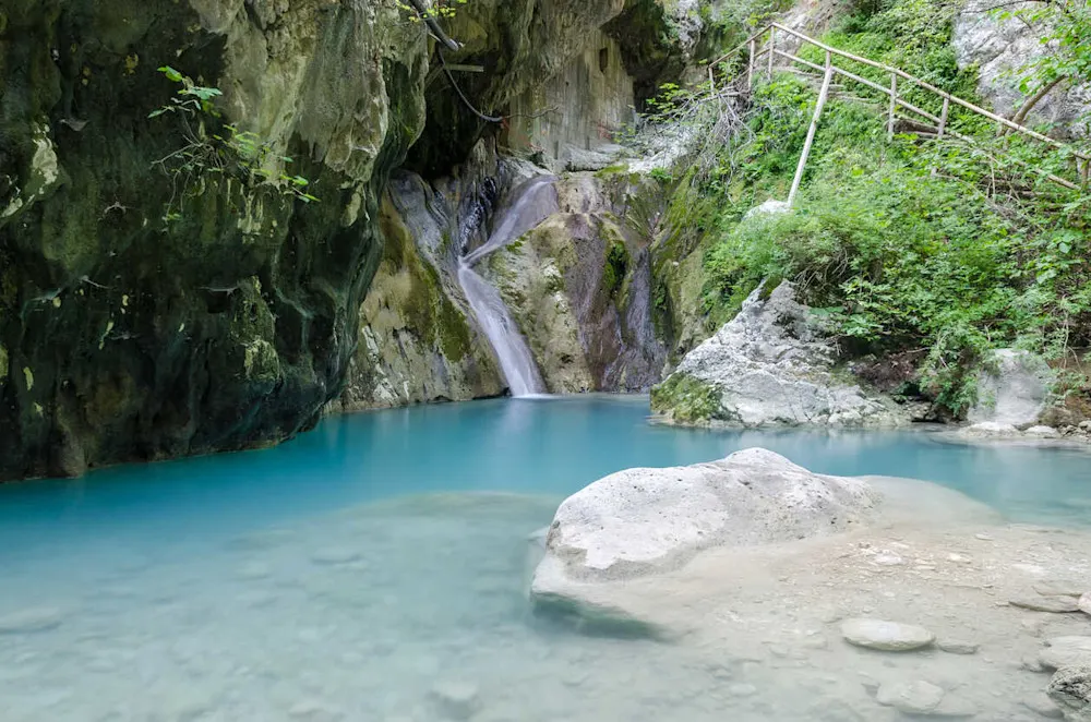 A peaceful escape—Lefkada’s Nidri Waterfalls offer natural serenity.