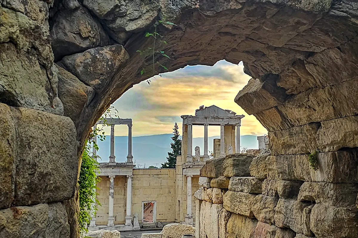 Ancient Amphitheater Plovdiv.