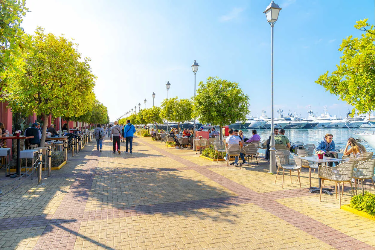 Seaside promenades and city vibes meet in this historic Athens neighborhood.