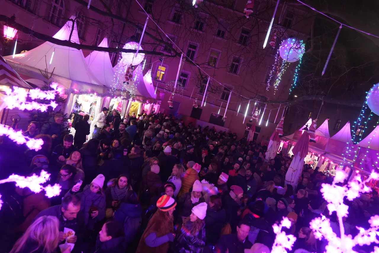 Pink lights, music, and joyful inclusivity define this one-of-a-kind market.