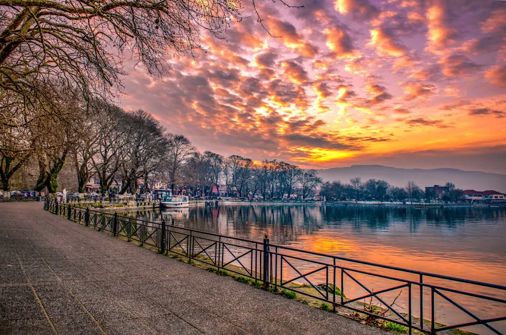 Lakeside walks and a lively student scene in historic Ioannina.