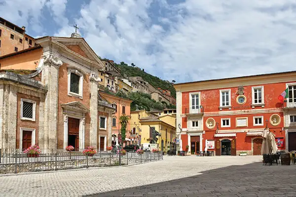 Overlook Arpino’s main piazza from your own ornate Italian apartment, for $175,141. ©iStock/Laz@photo