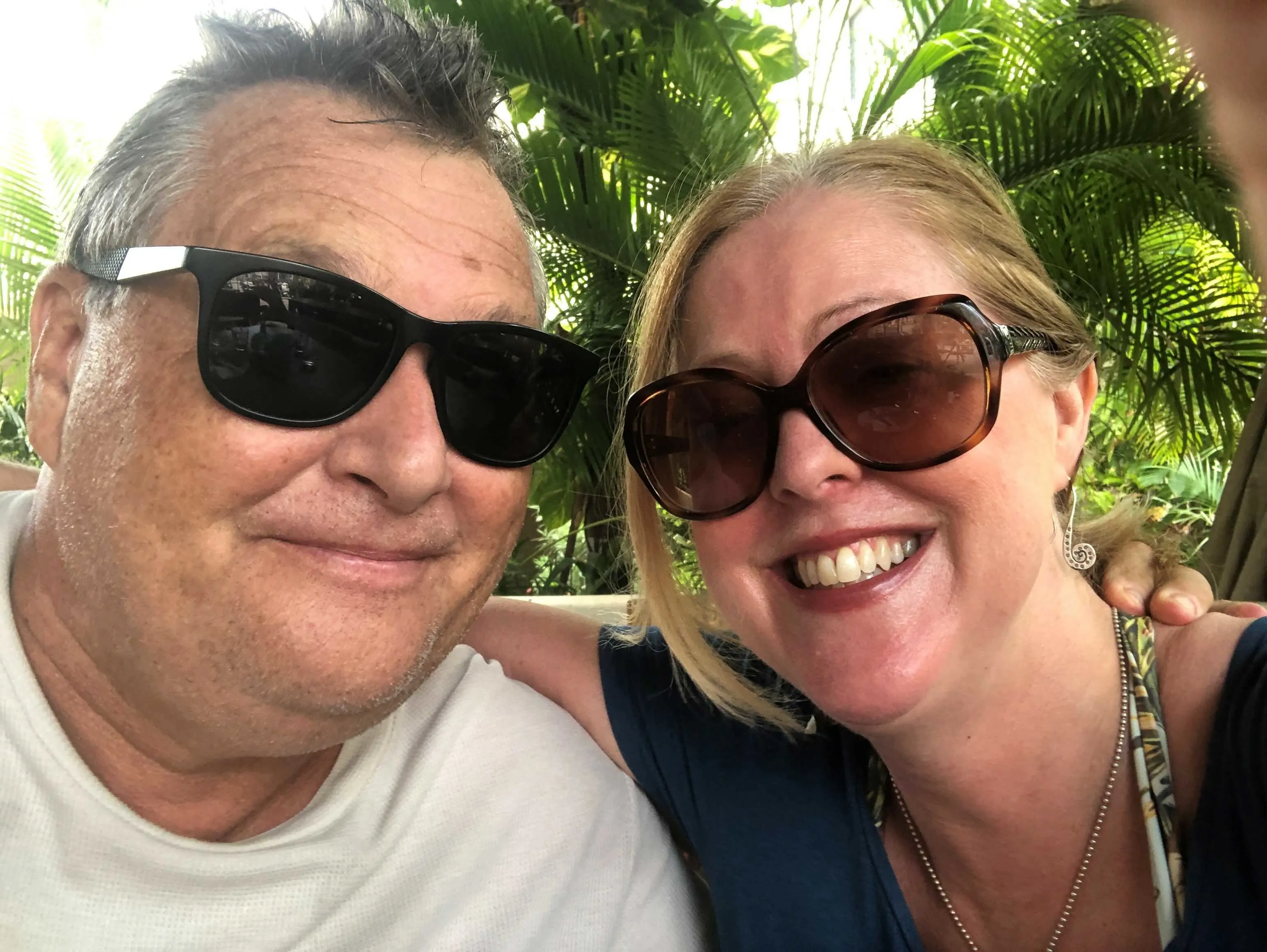 Jen and Rick enjoying life in Playa del Carmen.