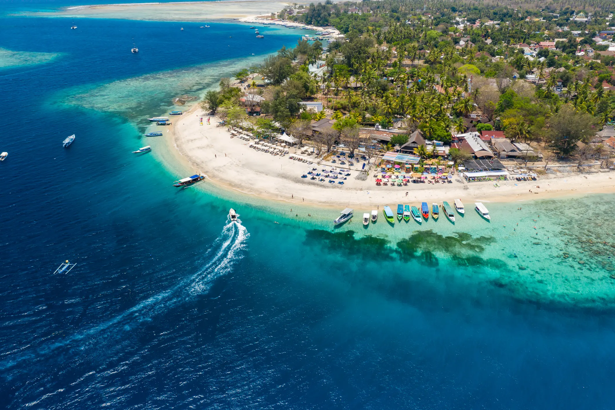 The Gili Islands are popular for their stunning beaches and world-class diving.