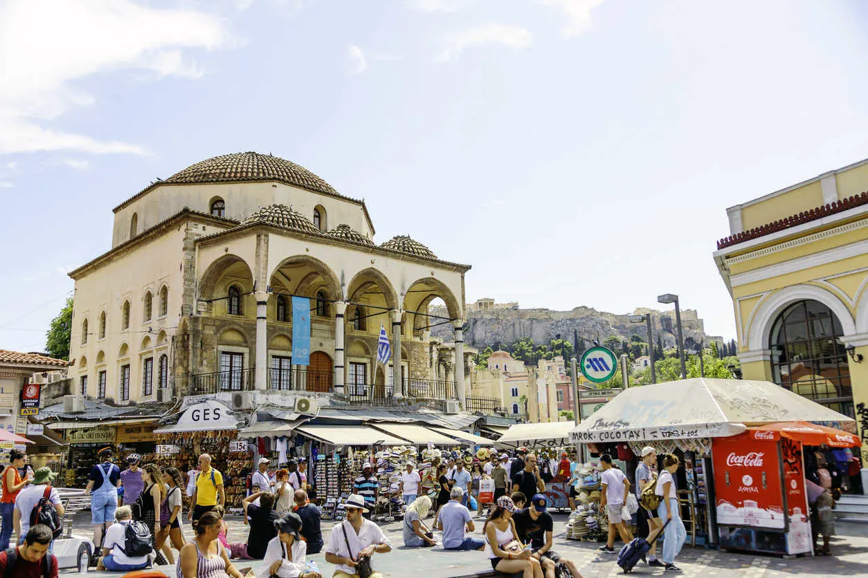 Monastiraki: A mix of artsy charm and gritty edges, but not ideal for settling down.