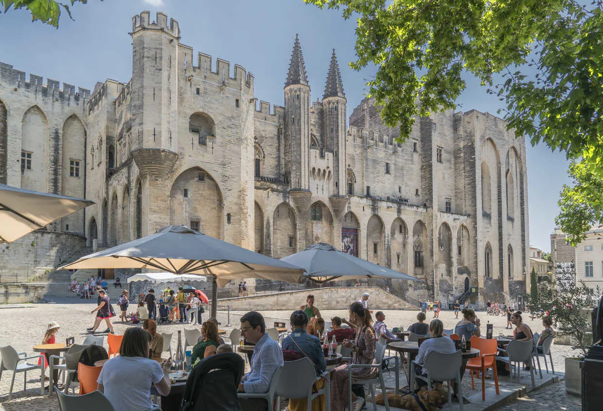 The 14th-century Palace of the Popes is the crown jewel of Avignon.