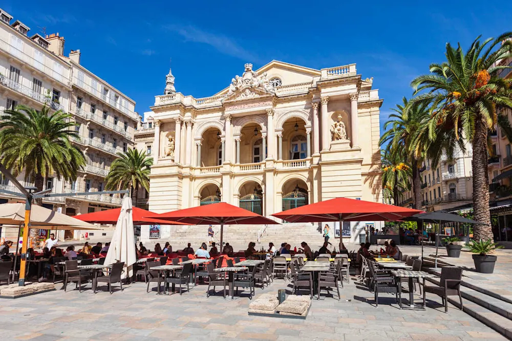 The Toulon Opera House, one of France’s oldest, anchors the city’s vibrant cultural scene.
