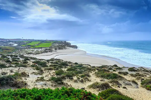 My condo on the Silver Coast sits right up to this stunning beach.