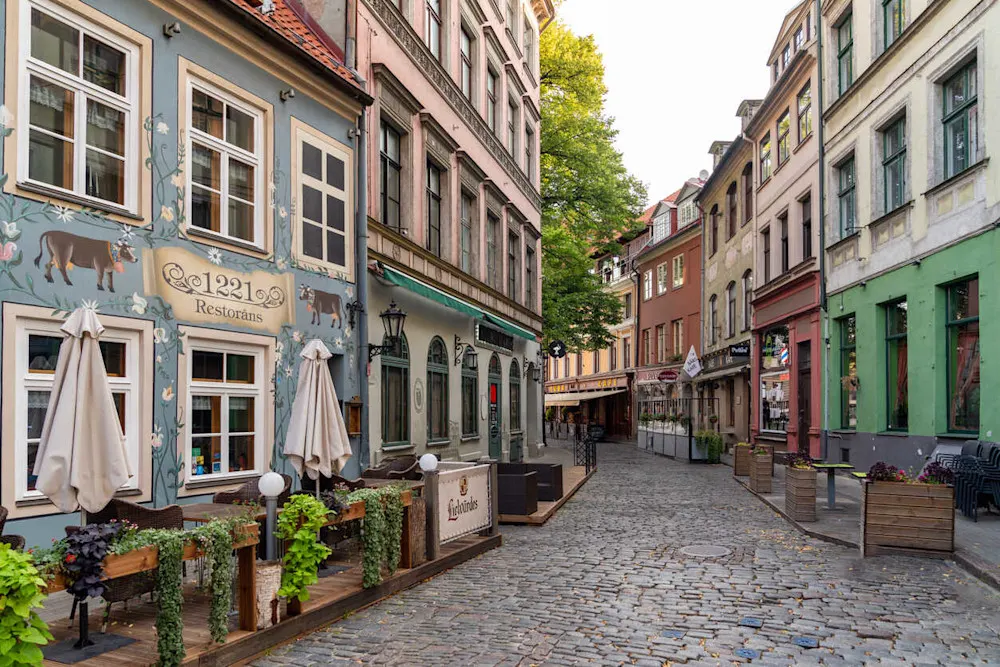 Affordable small-town life in scenic Latvia.