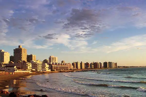 The beaches and restaurants of Punta del Este are next door to Maldonado City. ©iStock/wagnerm25