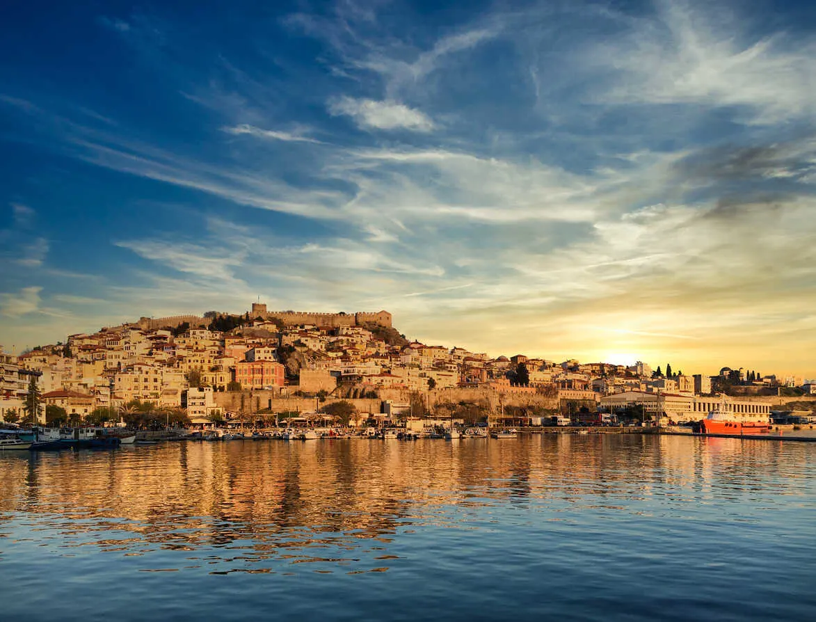 Sea views and old-town streets define life in Kavala.