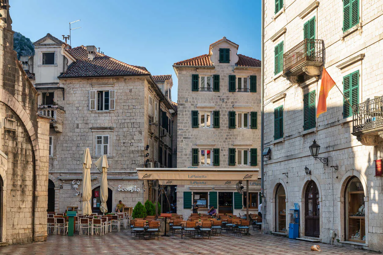 Wander through the enchanting cobblestone streets of Kotor’s historic Old Town.