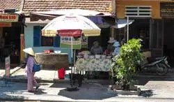 For the best cuisine in Hoi An, head to the many delicious street vendors and try the succulent BBQ pork spring rolls or skewers of pork.