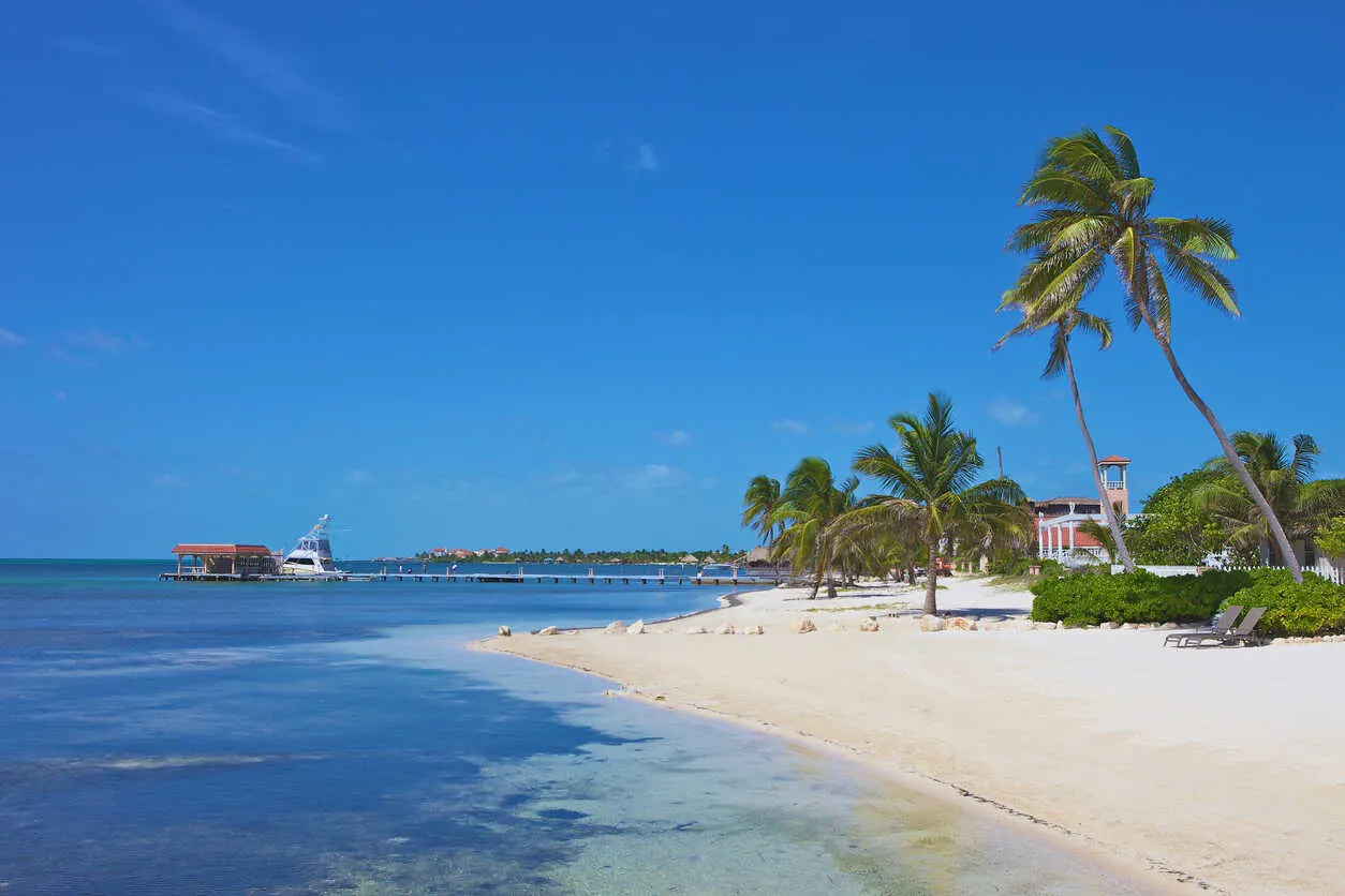 Ambergris Caye is a top expat destination in Belize, known for its pristine beaches, world-class diving, and vibrant local culture.