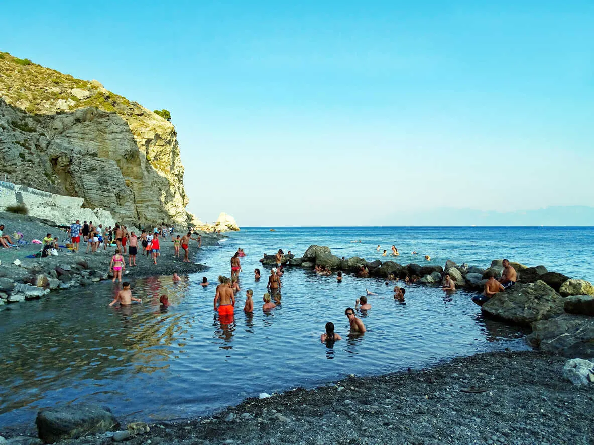 Relax and rejuvenate in the natural thermal springs.