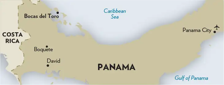 Bocas Map