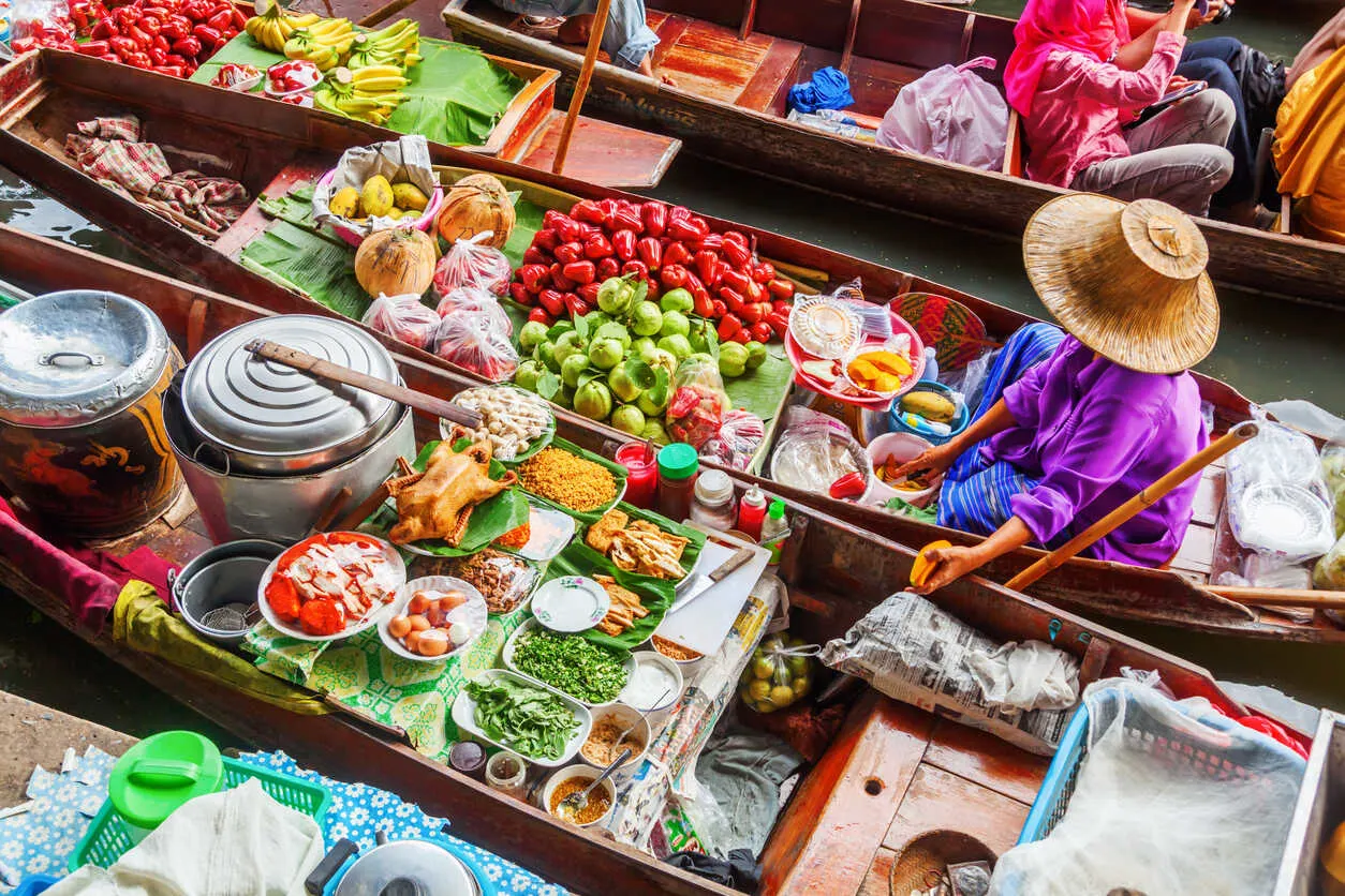 Haggling over prices is a common practice in Thailand's markets.