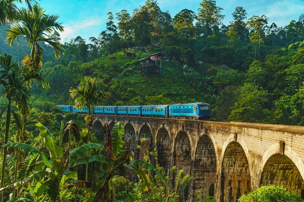 Riding the rails through Sri Lanka’s lush hill country is a journey in itself.
