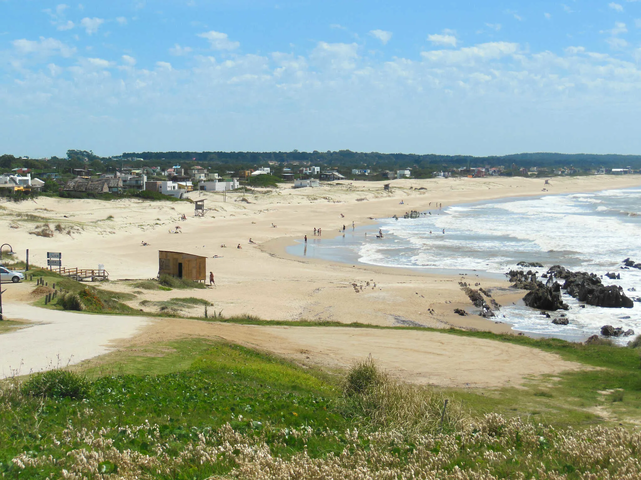 La Pedrera wins with blufftop views, surf culture, and a small-town feel.