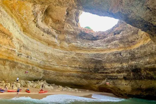 The Benagil cave is the most famous sea cave in Portugal. ©Jan Schroder