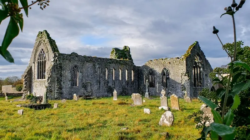 The ruins of the Old Abbey in Athenry, Ireland