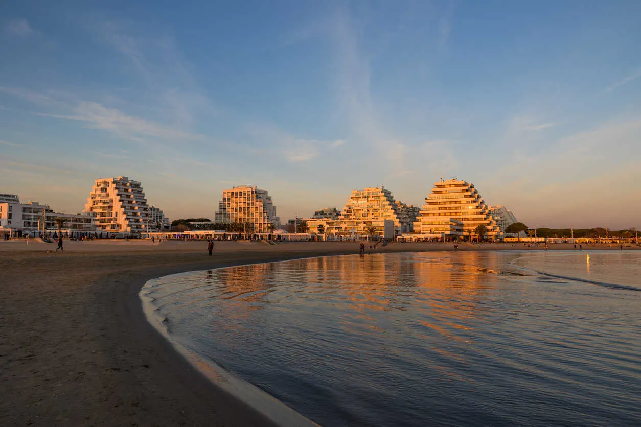 Modern pyramids meet seaside ease in this architect-designed beach town.