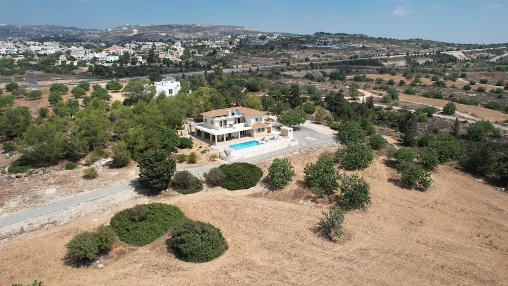 Ian rents this spacious home with a pool roughly two miles from the sea for €3,500 a month.