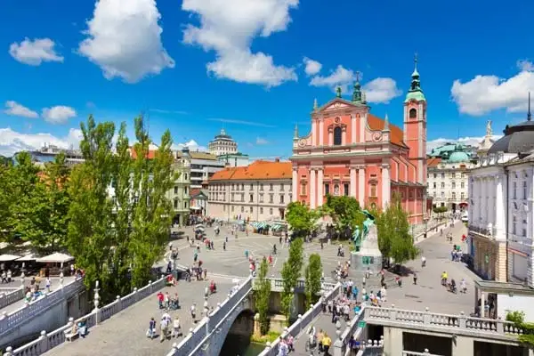 Prešeren Square, Ljubljana. ©iStock/kasto80