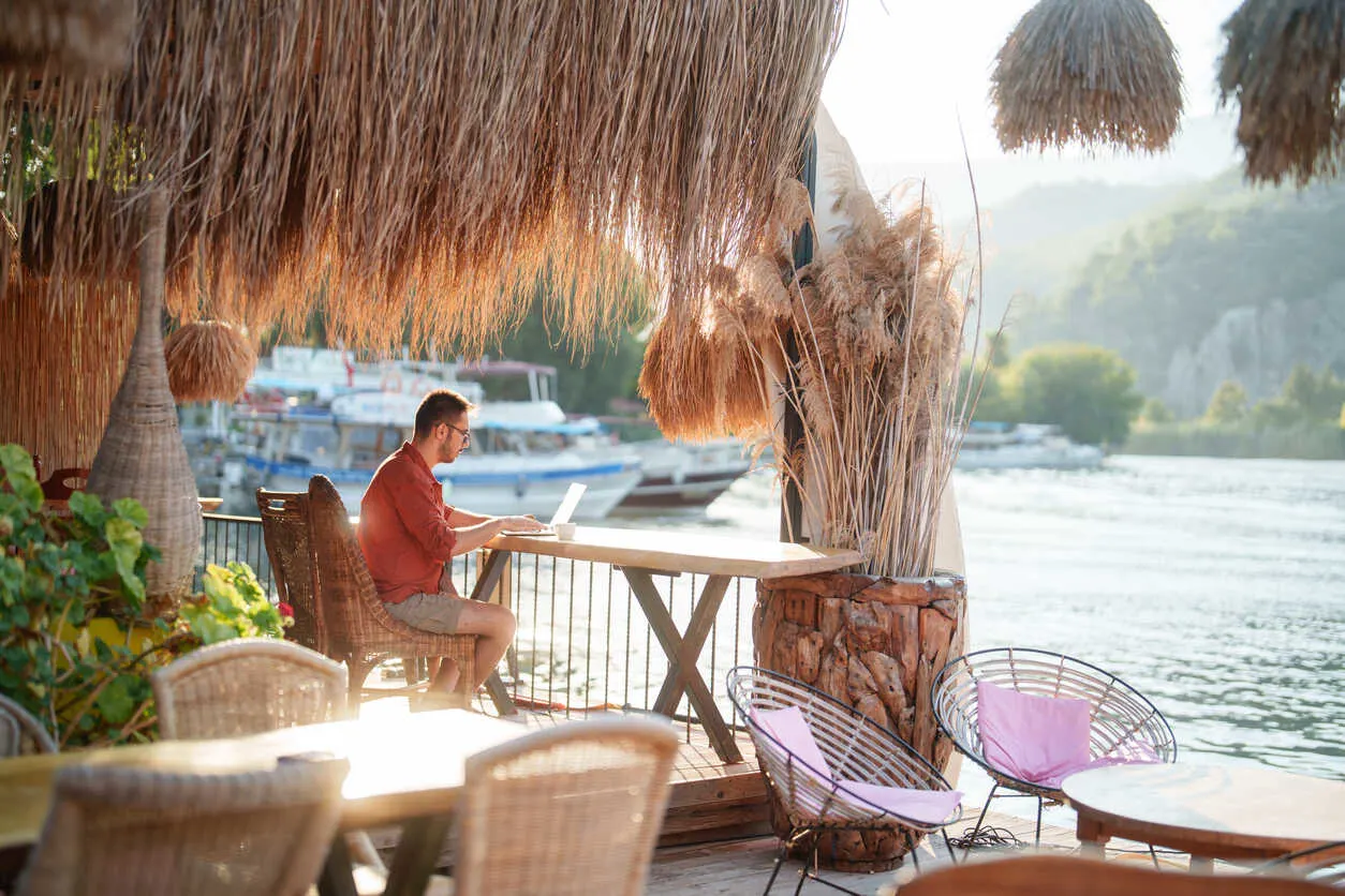 A laptop, a view, and a life you design yourself.