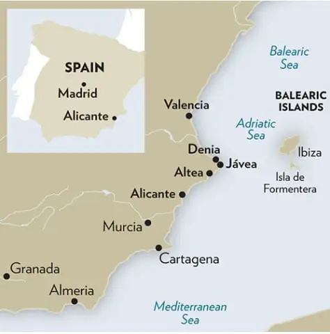 spain map