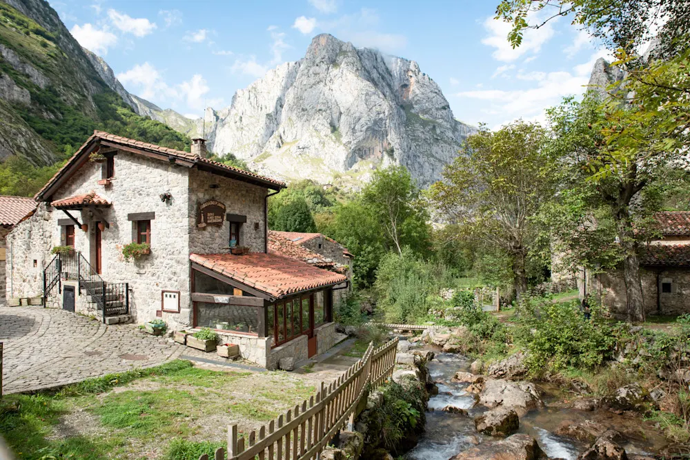 The Swiss Alps…or Spain? Bulnes, population 34, can be reached only by foot or funicular.