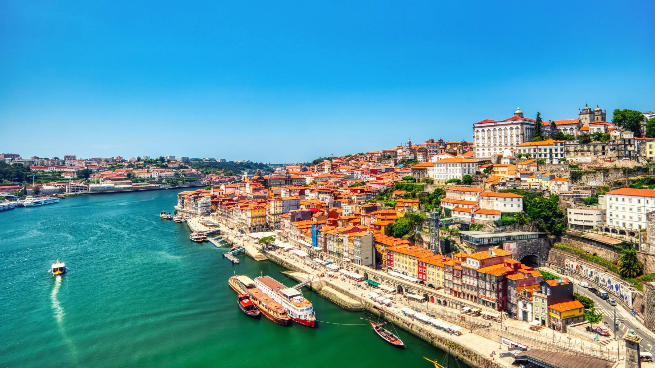 Porto, Portugal’s second-largest city, is famous for its port wine and rich cultural heritage.