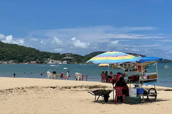 Rincón de Guayabitos is a bustling beach town that is hugely popular with middle-class Mexican tourists.