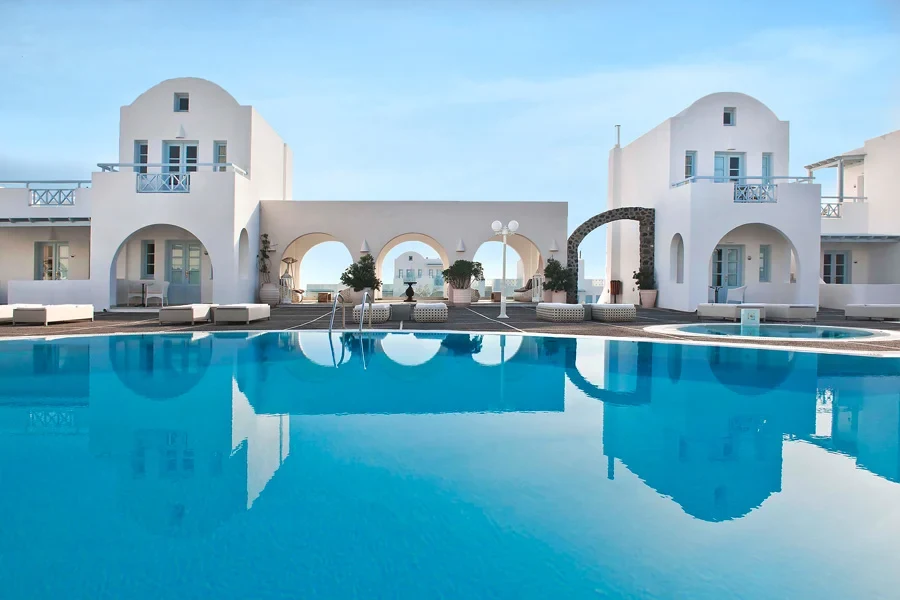 santorini hotell