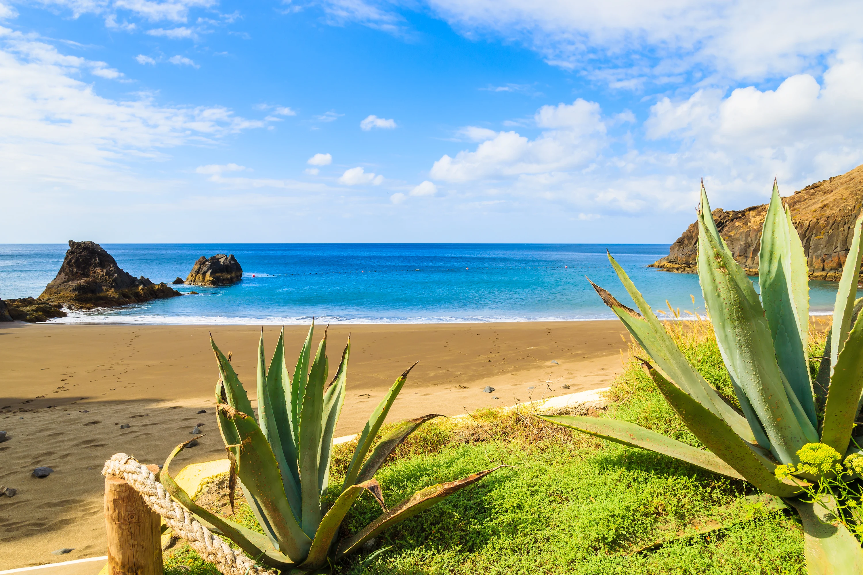 Sandstranden Prainha på Madeira