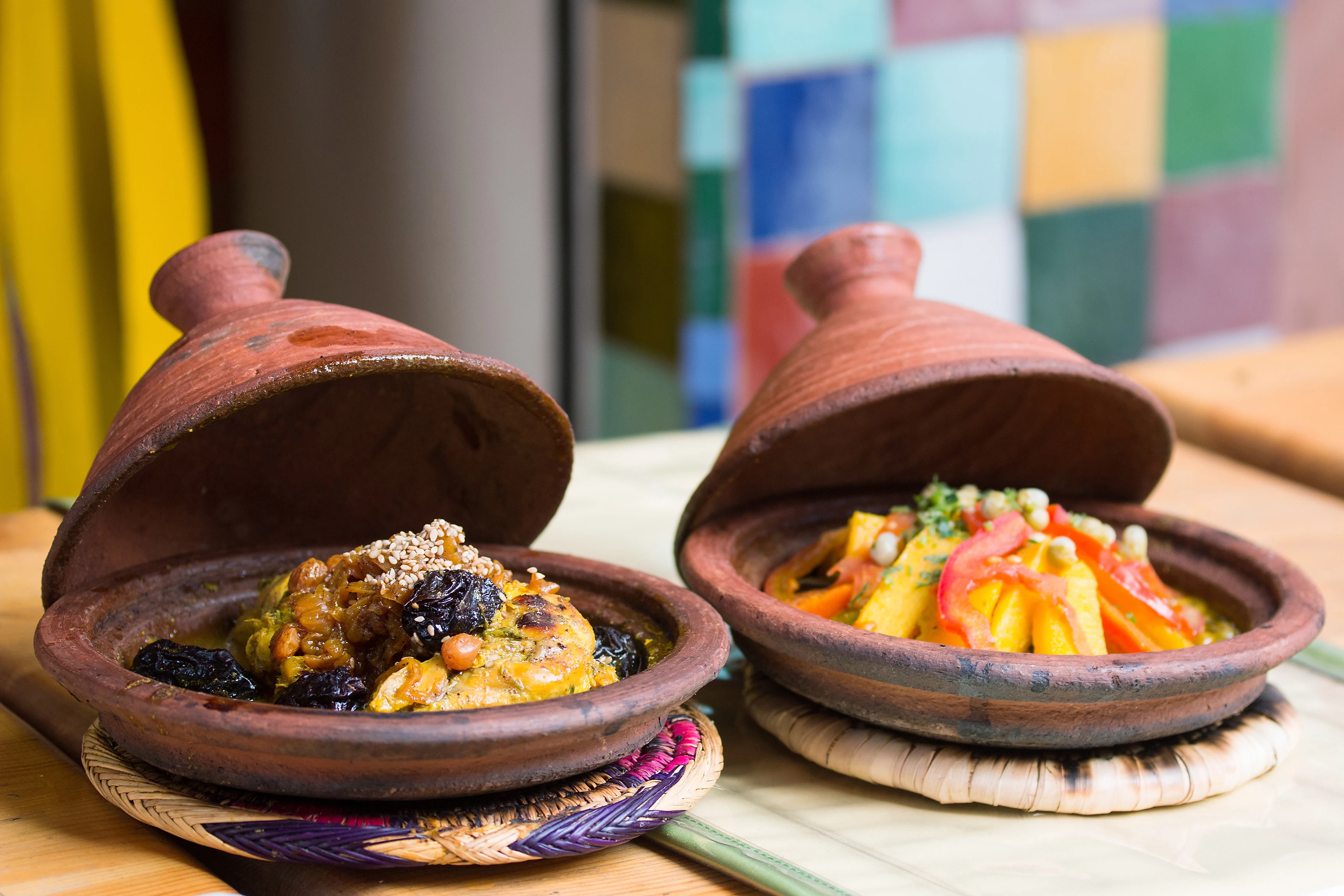 Traditionell marockansk Tajine 